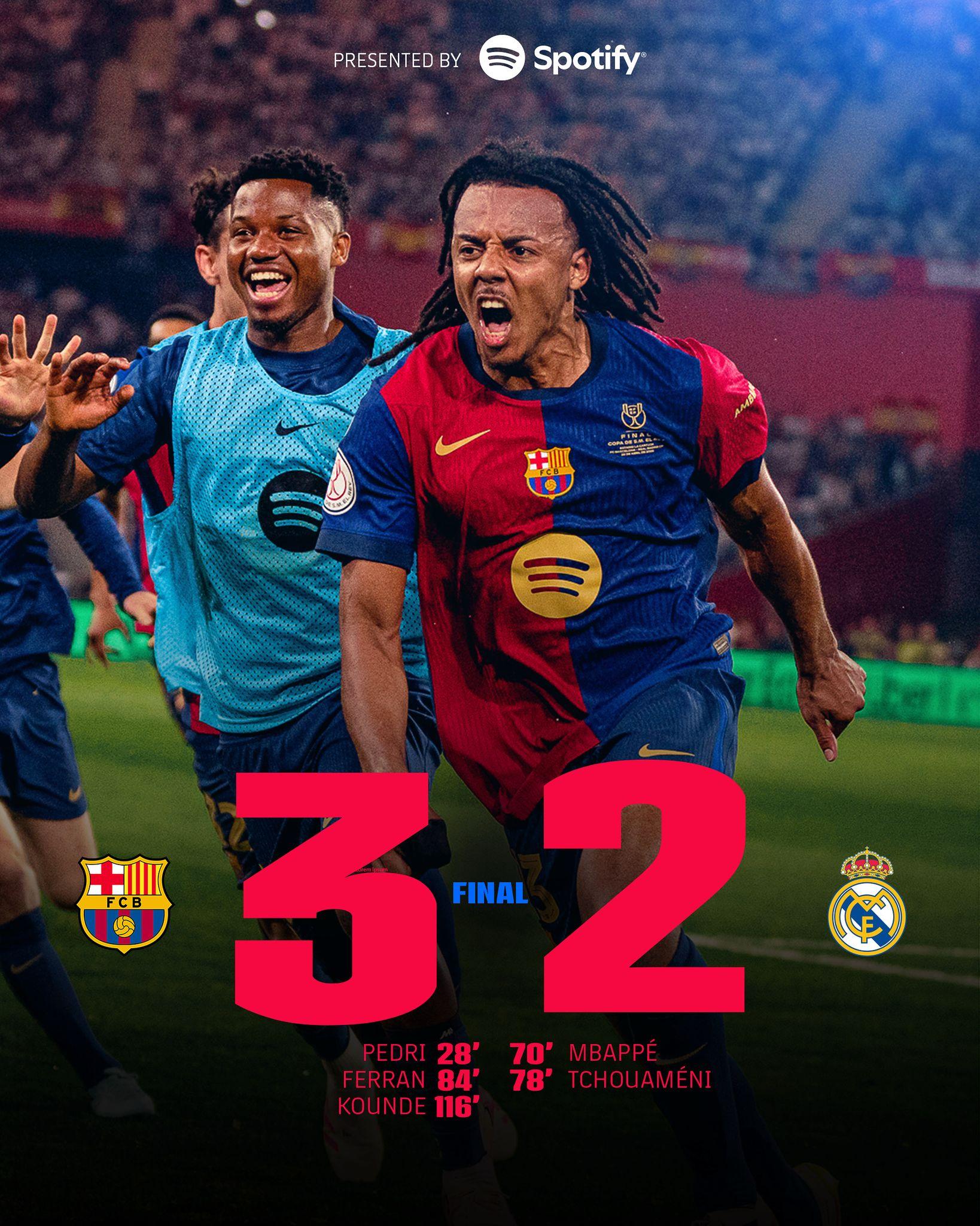 Barcelona Conquista a Copa do Rei com Vitória Épica sobre o Real Madrid
