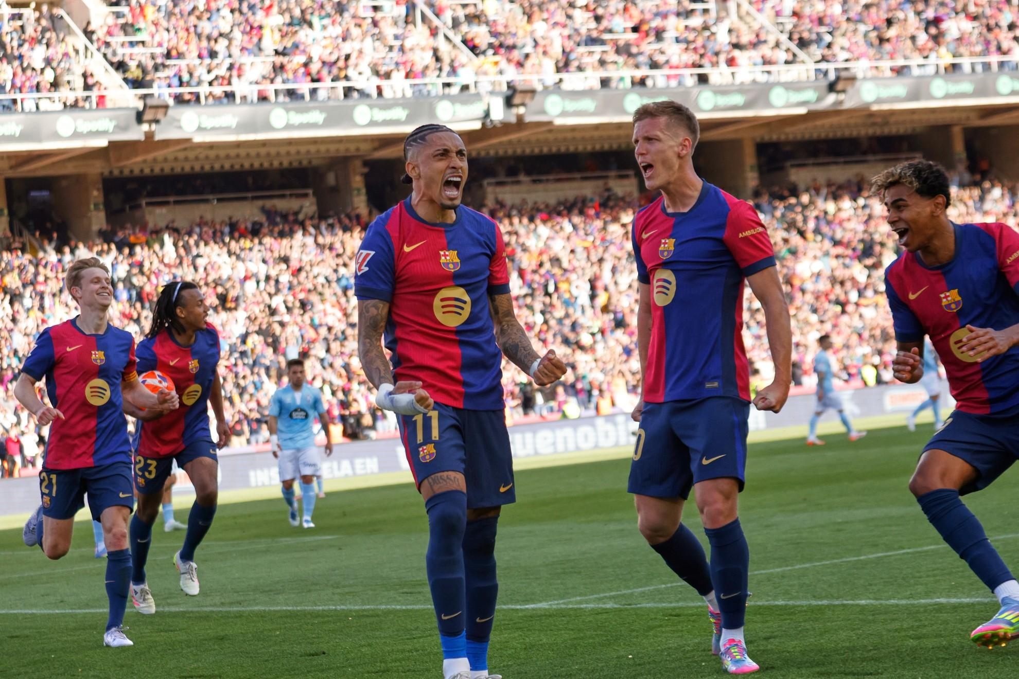 Em jogo eletrizante, Barcelona vira o placar e segue firme rumo ao título